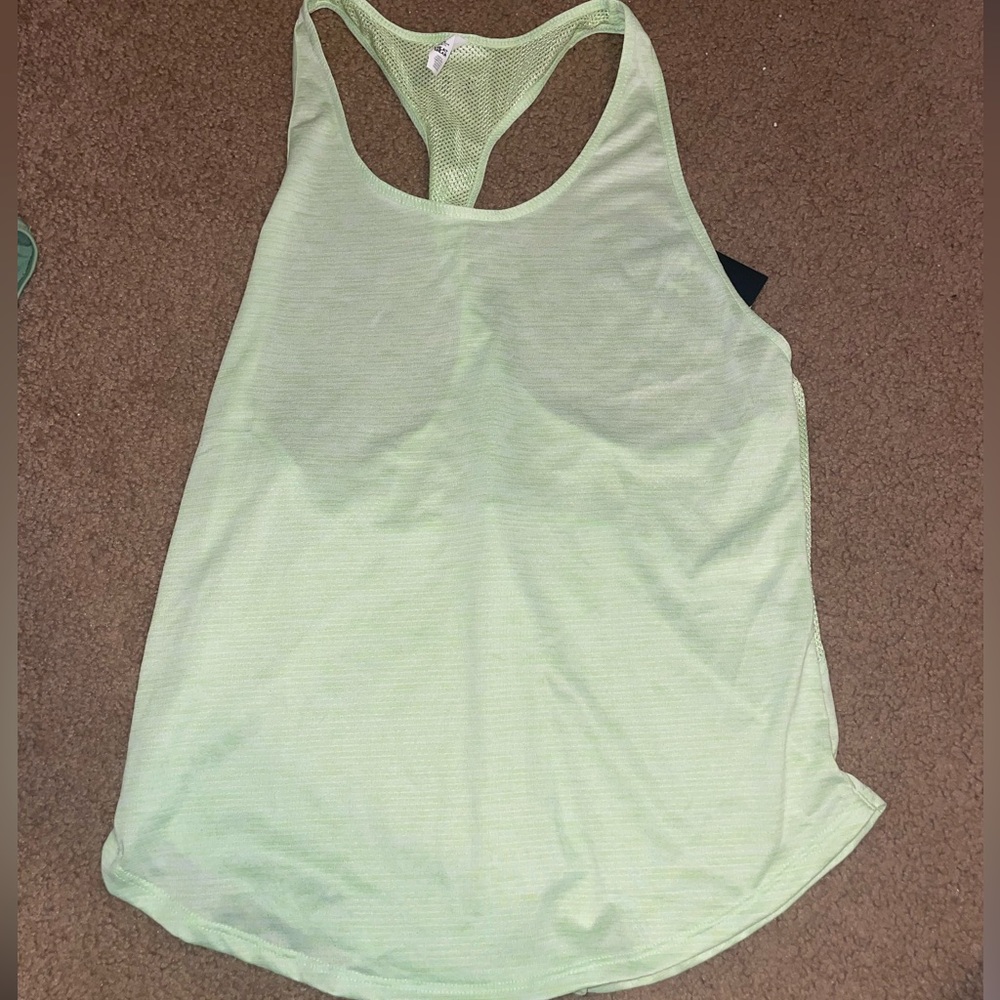 lime green under armor tank top